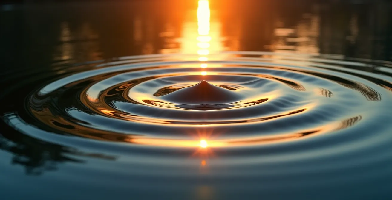 Abstract representation of sound waves and vocal recovery